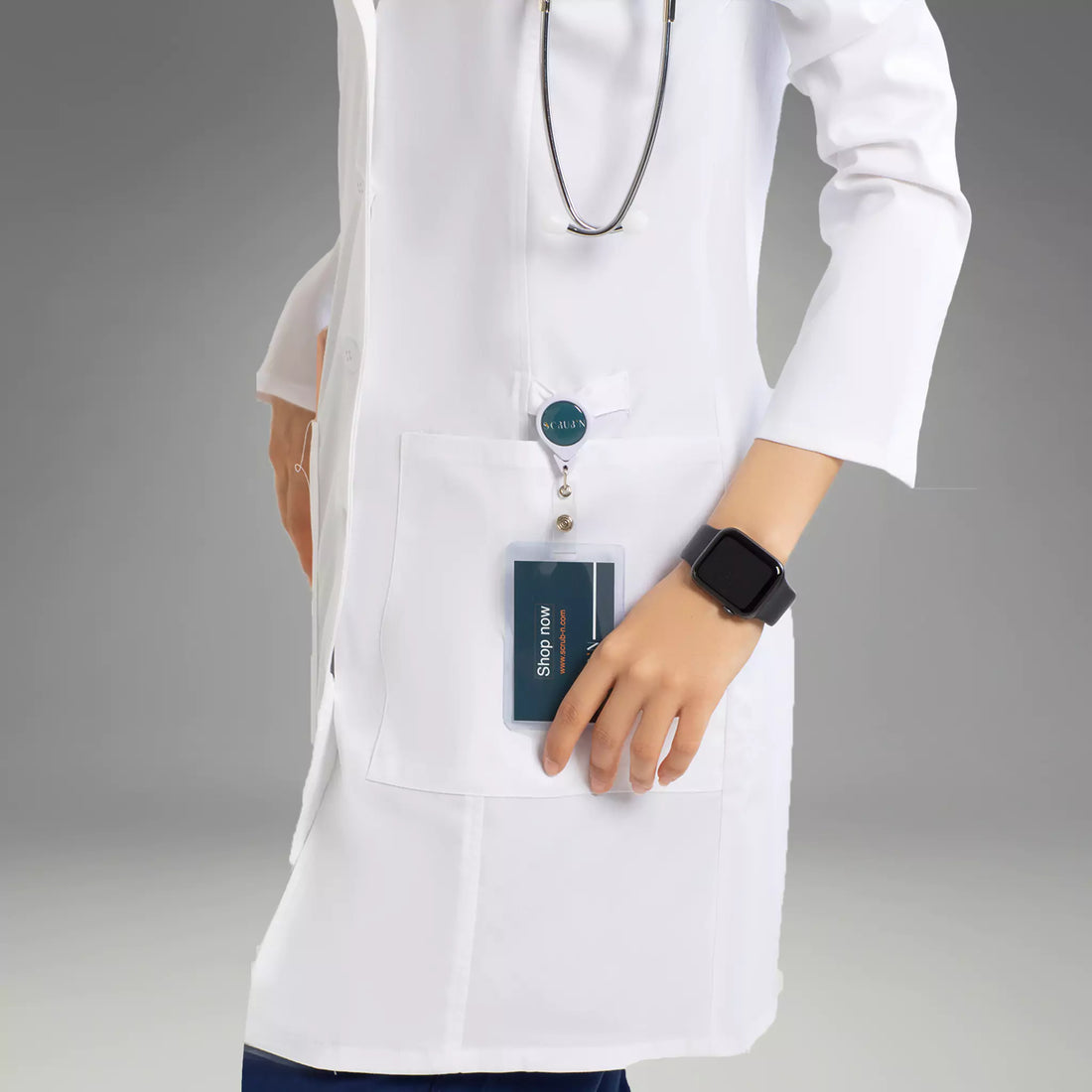 Cherokee 33Inch Women's Lab coat 4439 - scrubn